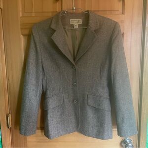 Jones New York 100% Will Herringbone Blazer